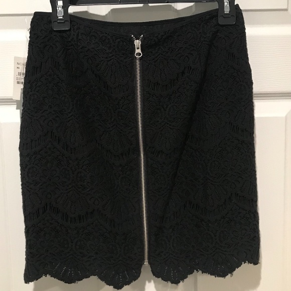 Chelsea28 Lace Overlay Skirt black XS - Picture 3 of 5